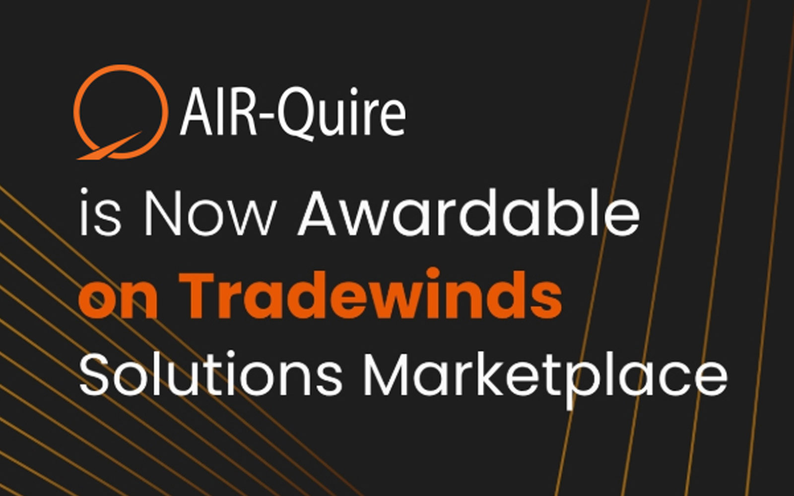 AIR-Quire awardable on Tradewinds Solutions Marketplace — CDAO-approved federal AI platform
