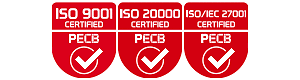 partner_iso_color ISO 9001 Certified PECB ISO 20000 Certified PECB ISO/IEC 27001 Certified PECB
